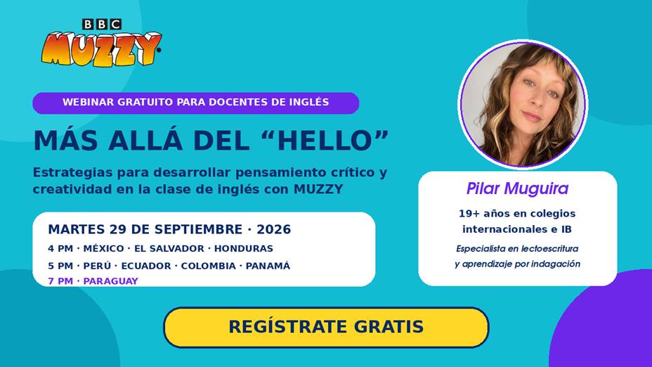 Más allá del “Hello”: pensamiento crítico y creatividad con MUZZY