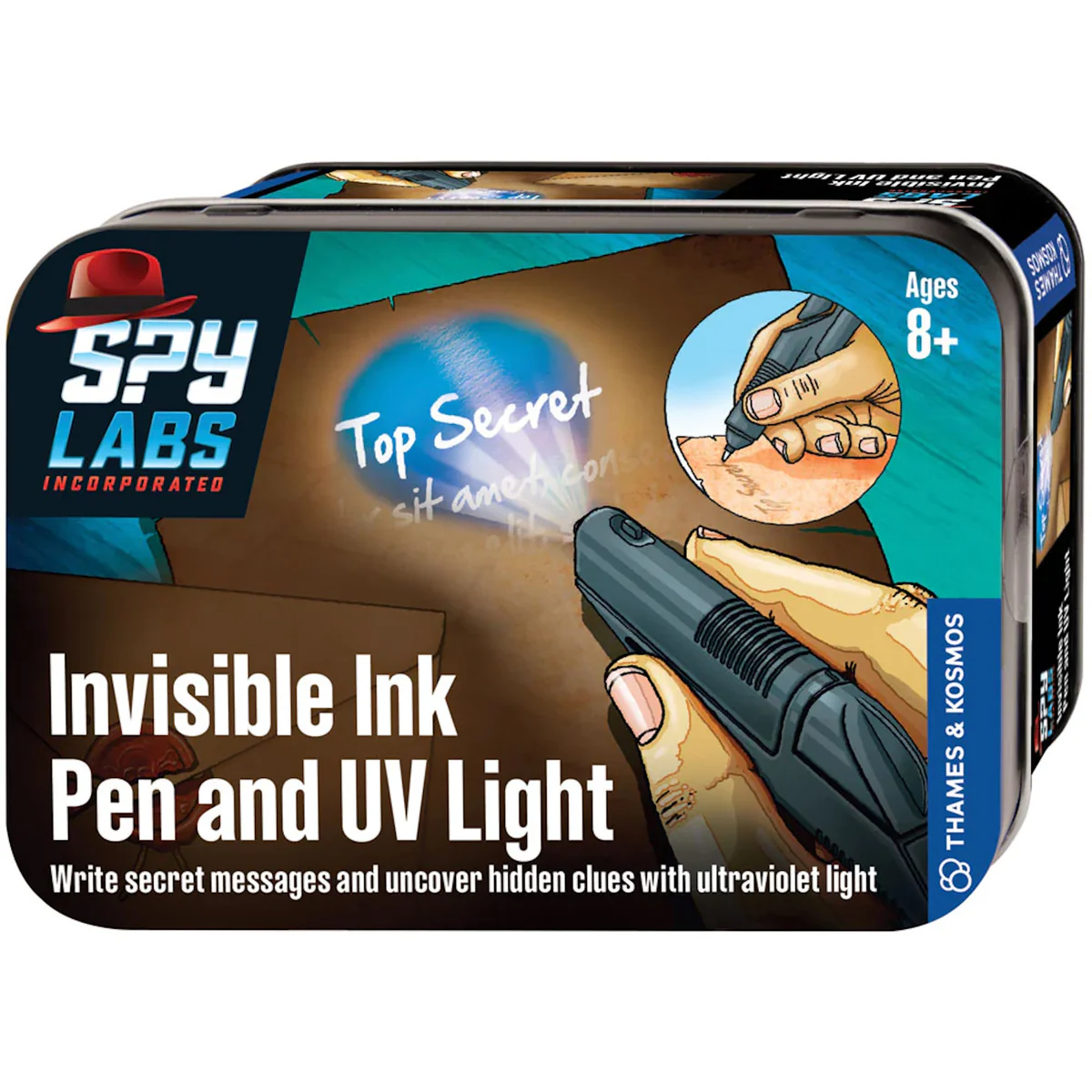 SPY LABS INVISIBLE INK PEN AND UV LIGHT