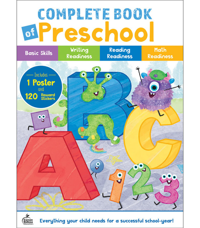 Complete Book of Preschool Workbook Grade PK-K
