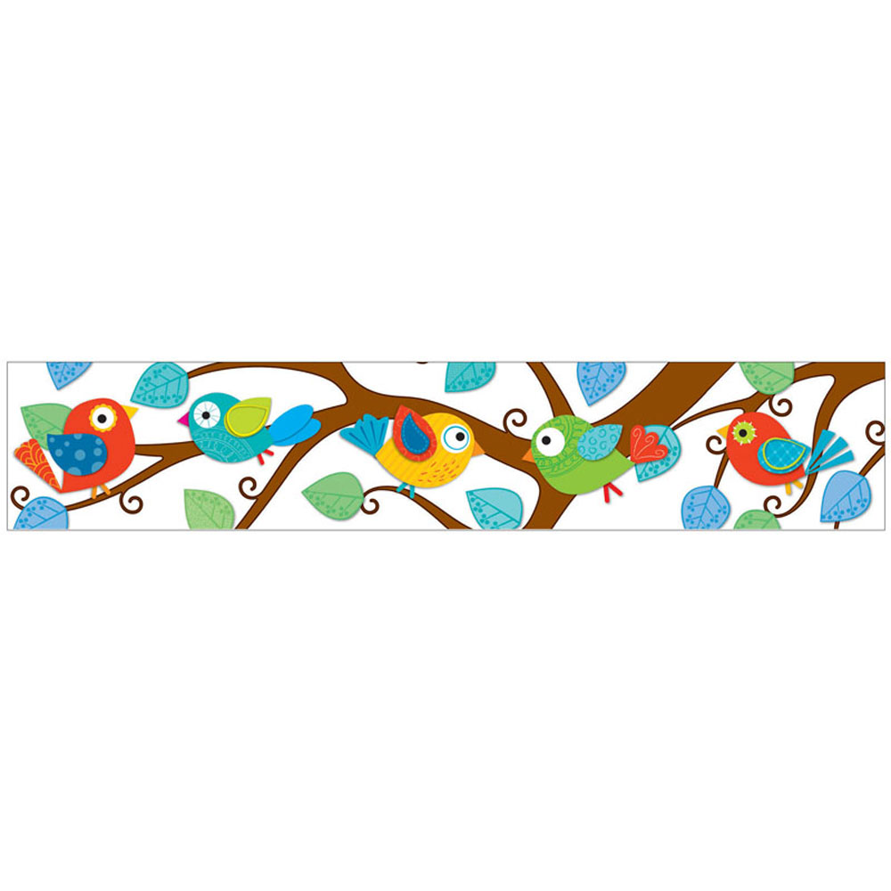 Boho Birds Straight Borders
