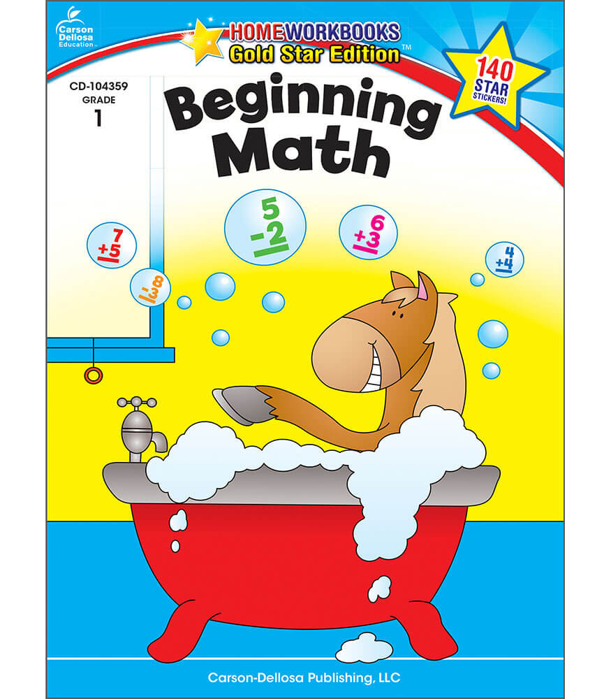 Home Workbooks Beginning Math Workbook Grade 1