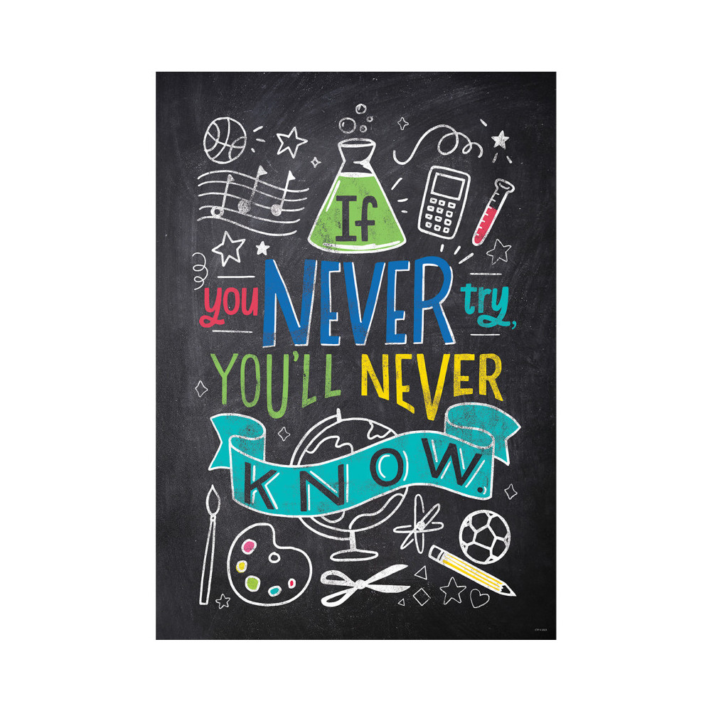 You Never Try… Inspire U Poster