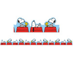Peanuts Snoopy on Dod House Borders