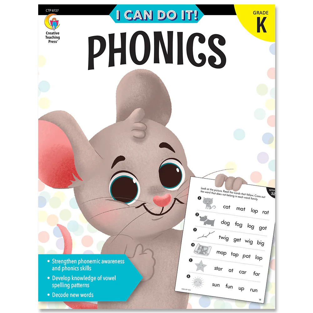 I Can Do It! Phonics GR K