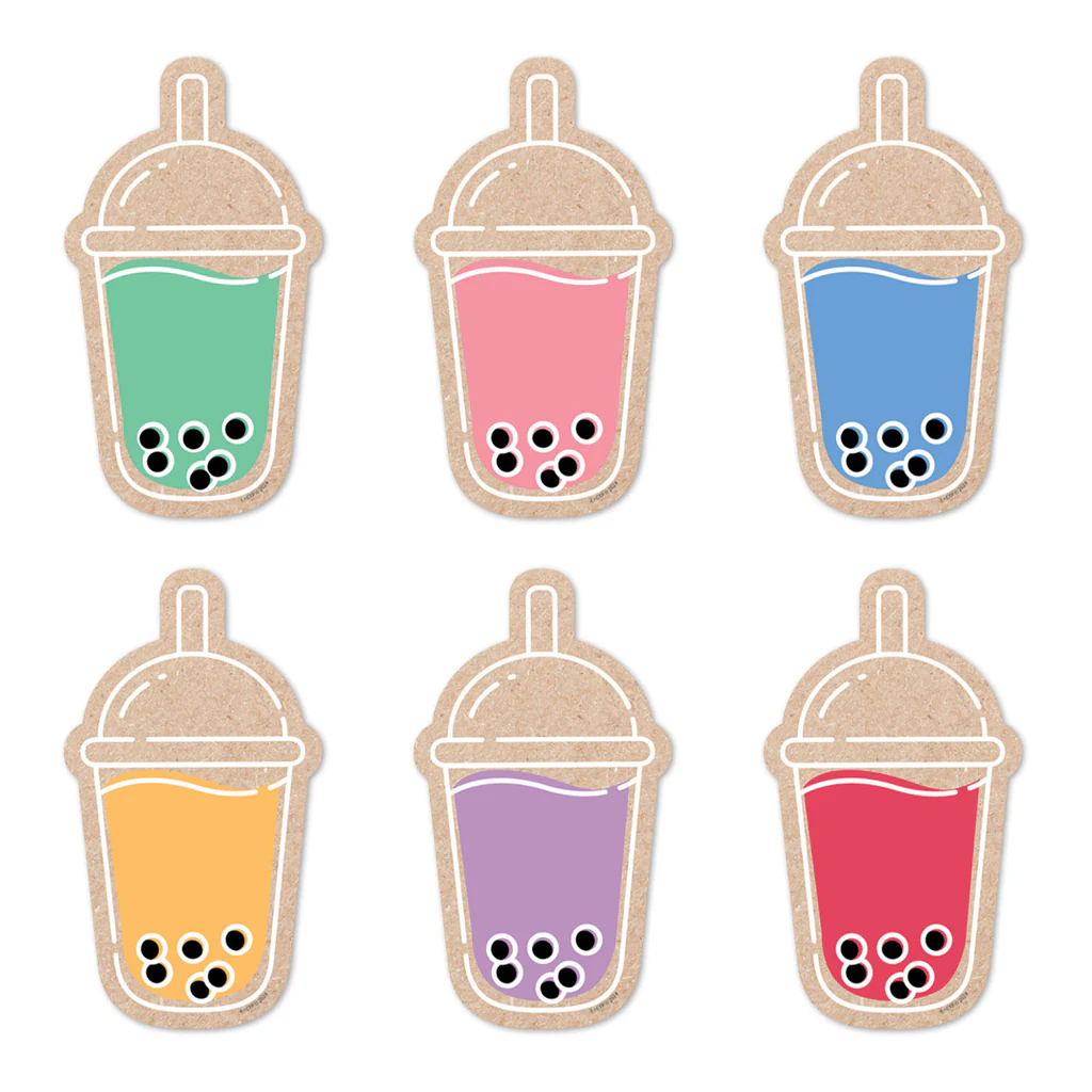 Krafty Pop! Boba Cups 6″ Designer Cut-Outs