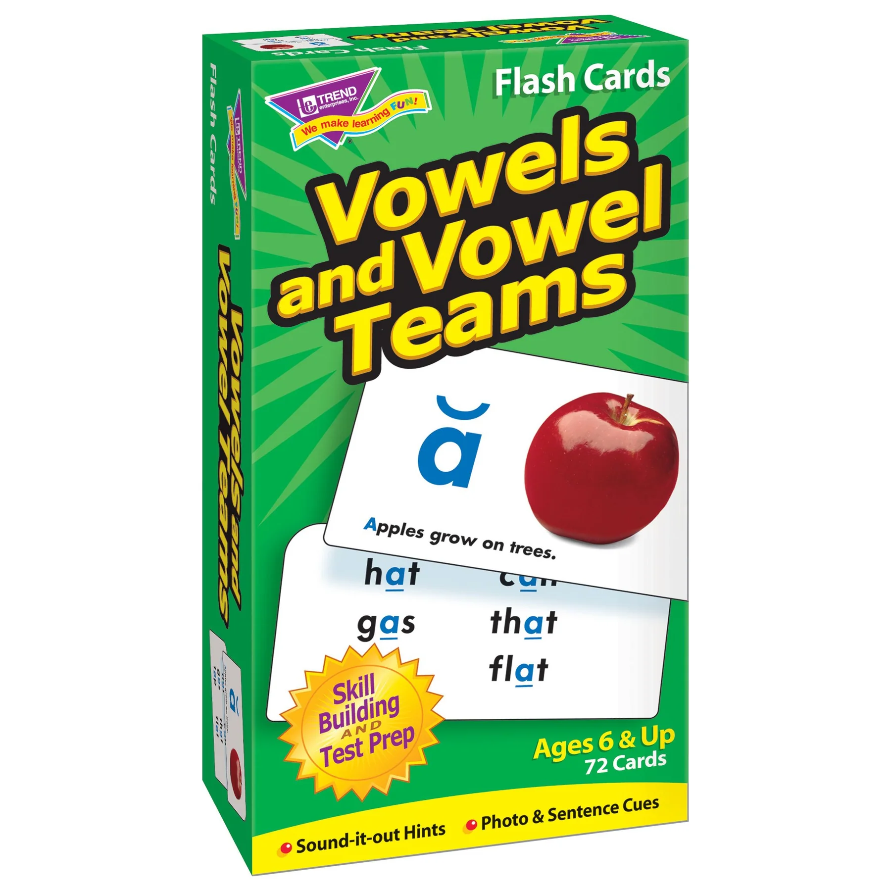 Vowels and Vowel Teams Skill Drill Flash Cards