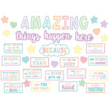 Pastel Pop Amazing Things Happen Here Bulletin Board