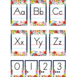 Wildflowers Alphabet Bulletin Board