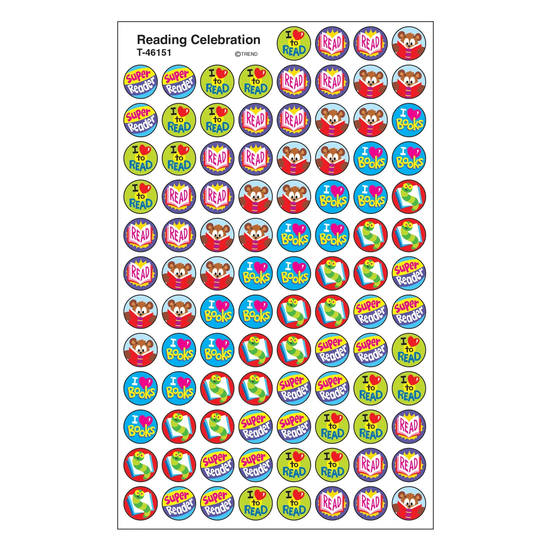 Reading Celebration Stickers