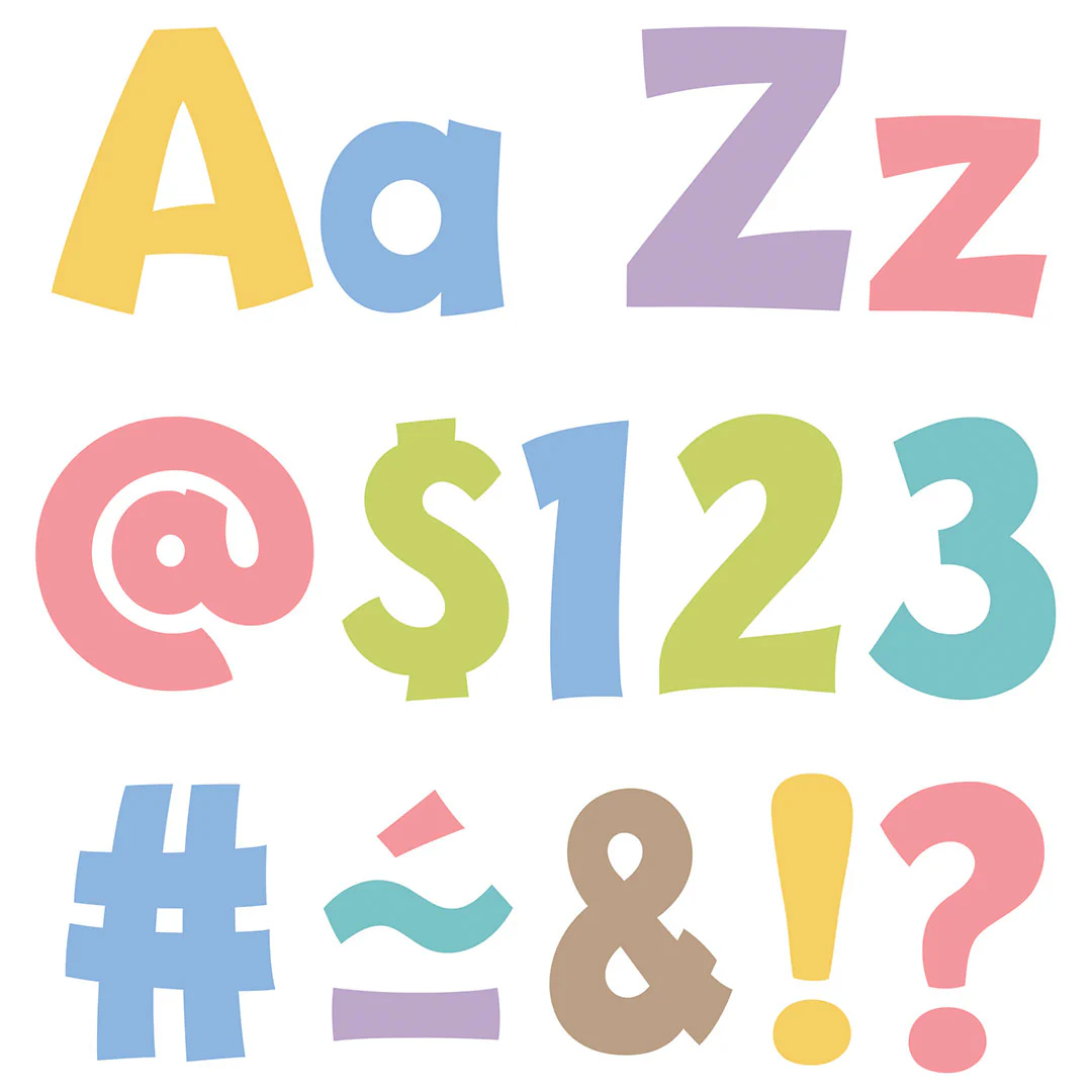Summer Morning 4-Inch Playful Uppercase/Lowercase Combo Pack