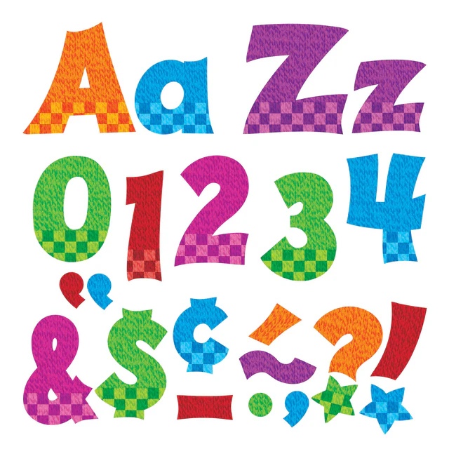 Snazzy 4-Inch Friendly Uppercase/Lowercase Combo Pack