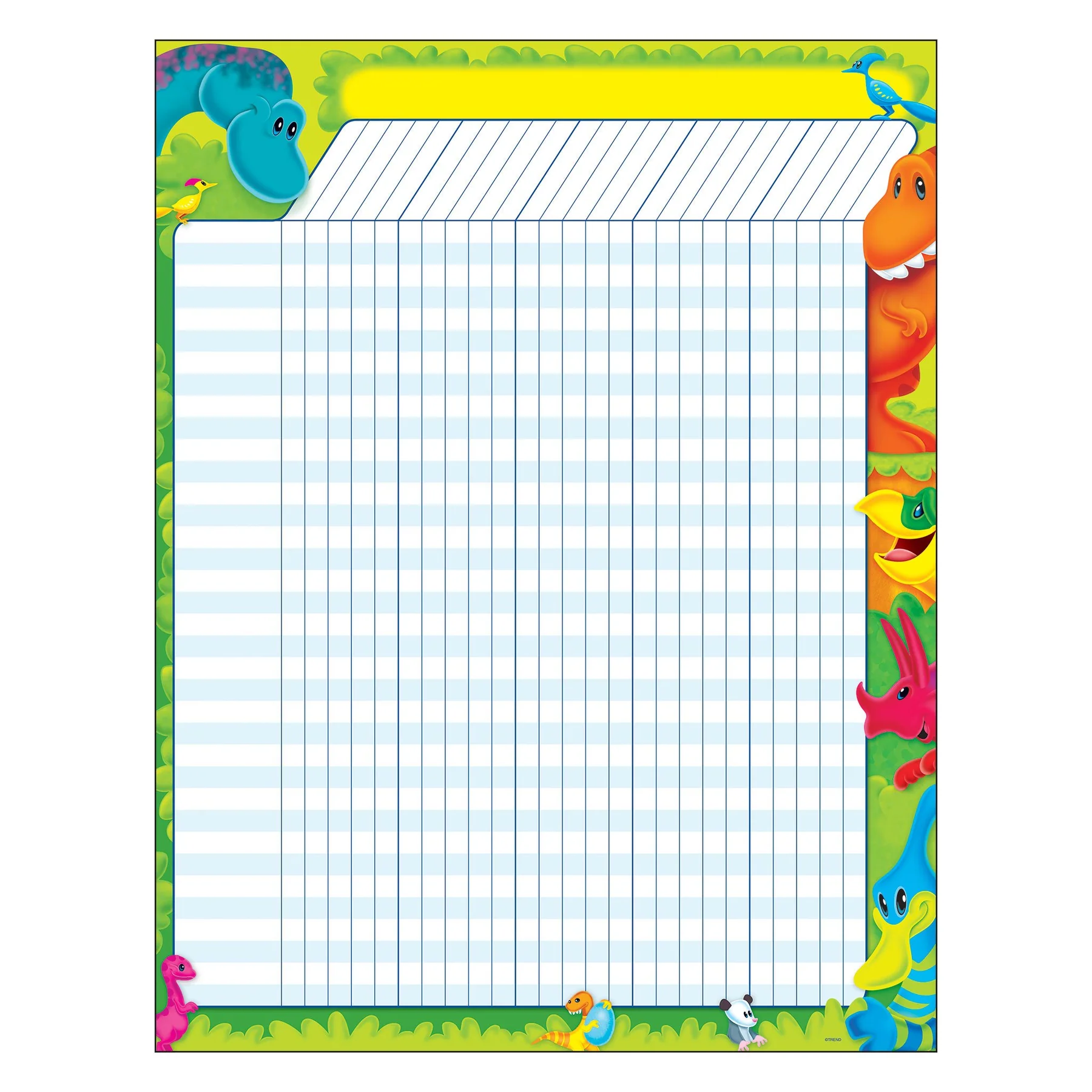 Dino-Mite Pals Incentive Chart