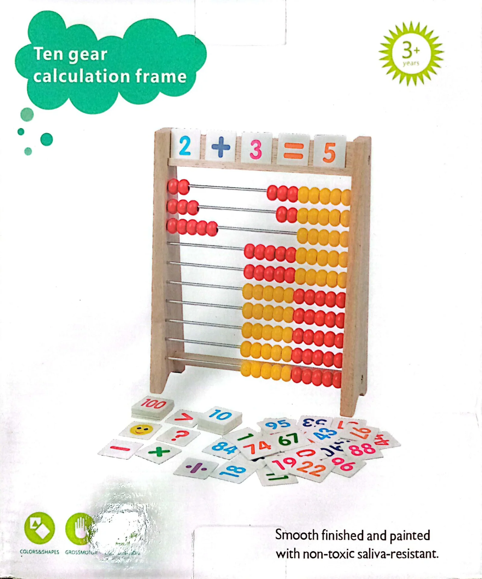 WOODEN ABACUS CALCULATION FRAME