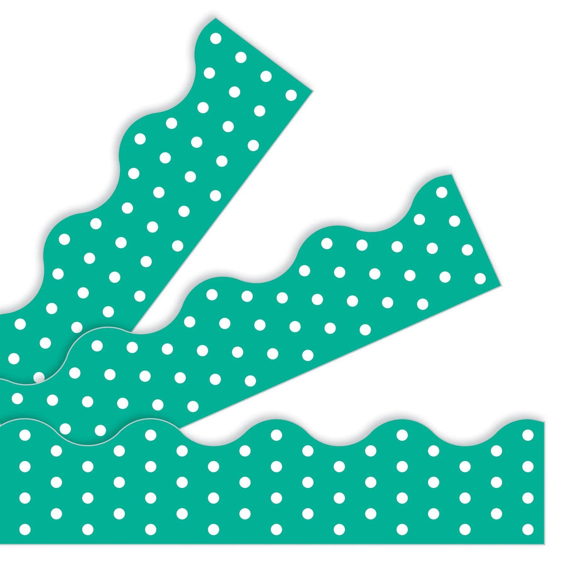 Polka Dots Teal Terrific Trimmers
