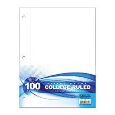 FILLER PAPER C/R 100 CT