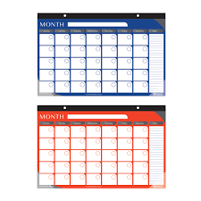 12 MONTH DESK PAD CALENDAR BAZIC