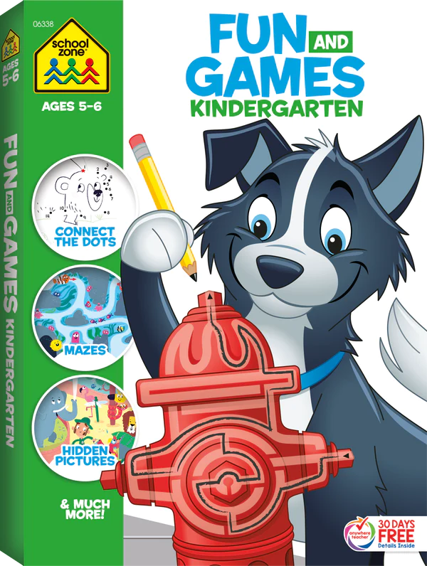 Fun & Games Kindergarten Workbook