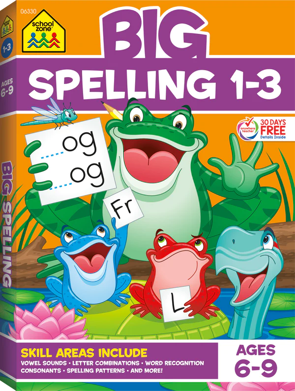 Big Spelling Grades 1-3 Workbook
