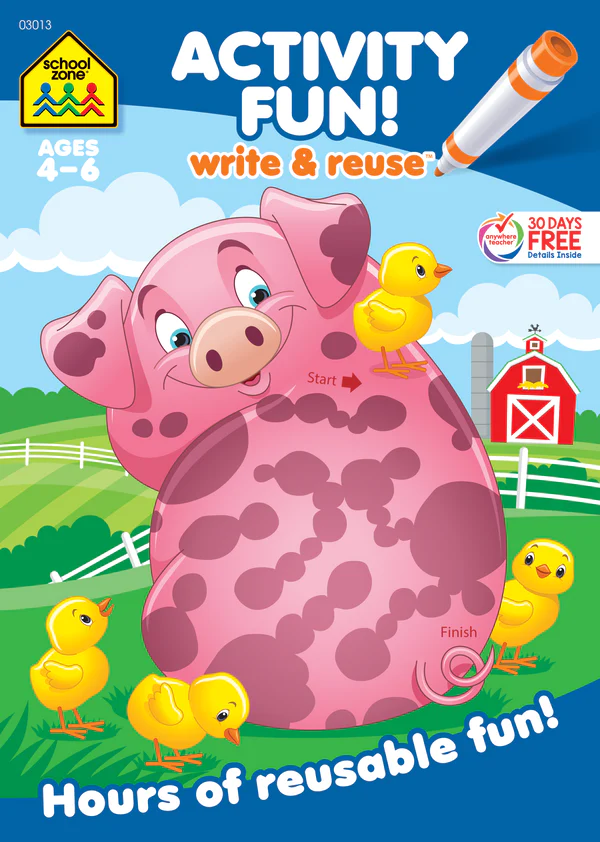 Activity Fun! Write & Reuse Workbook