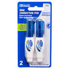 MINI CORRECTION PEN 2PACK