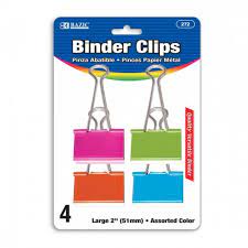 BINDER CLIP 4/PACK