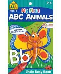 My First ABC Animals Coloring Book