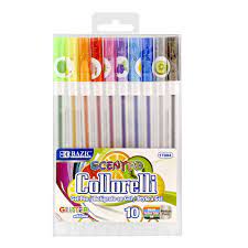 COLLORELLI GEL PEN 10 SCENTED GLITTER COLOR