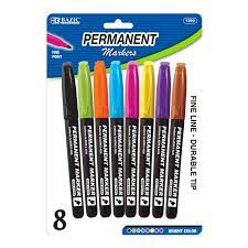 PERMANENT MARKERS (8/PACK)