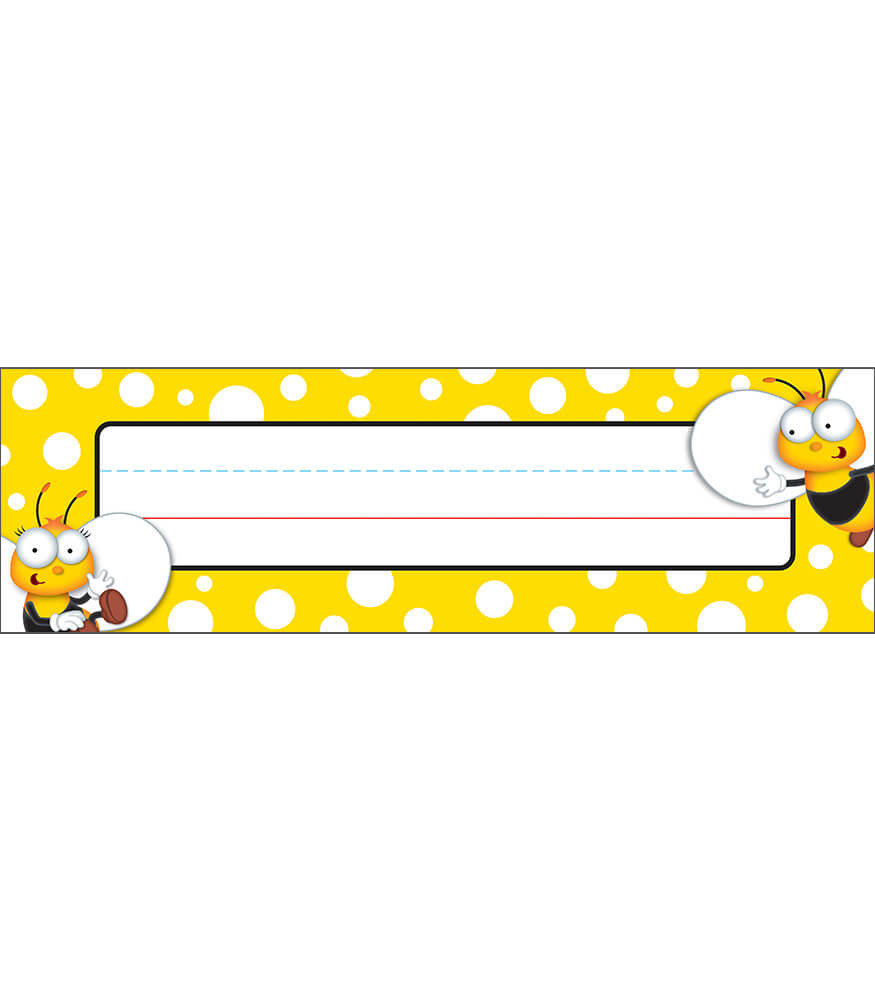 Buzz Worthy Bees Name Plates