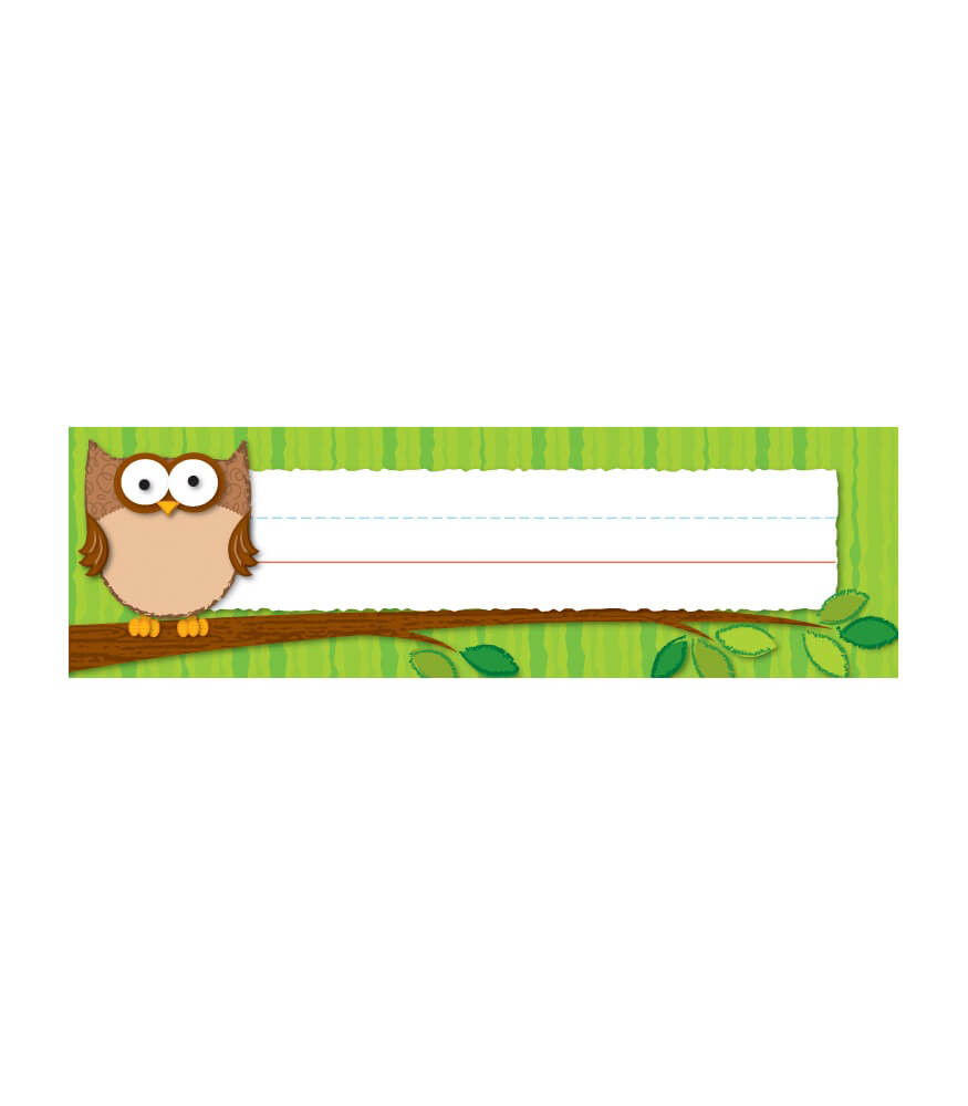 Owls Name Plates
