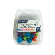 PUSH PINS JUMBO 25/PACK