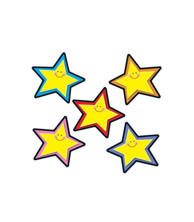 Stars Yellow Assorted Cutouts