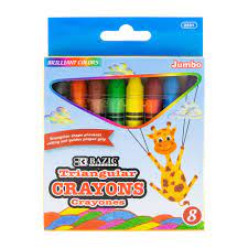 TRIANGLE CRAYONS 8 UND