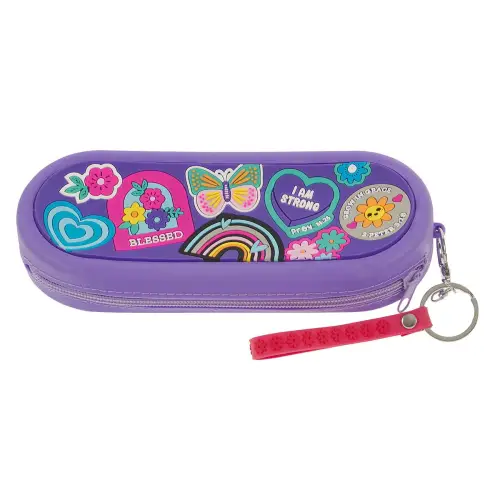 PENCIL CASE PURPLE I AM STRONG
