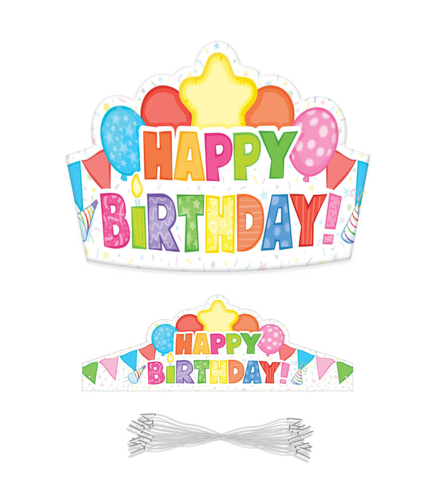 Classroom Happy Birthday Crowns