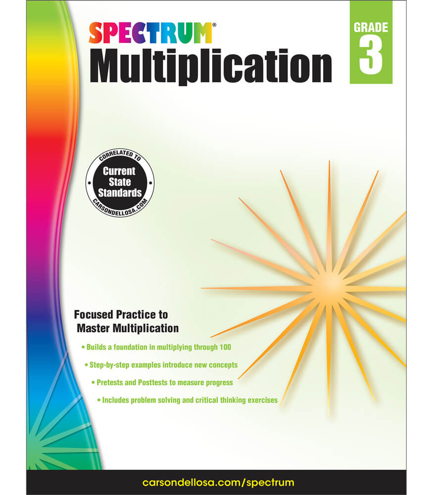 Spectrum Multiplication Workbook