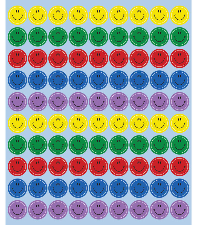 Smiles, Multicolor Chart Seals