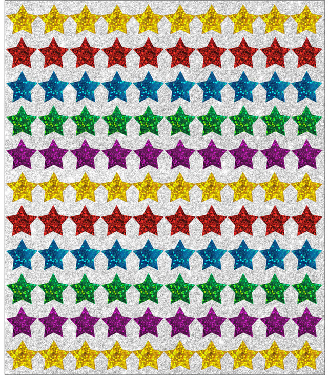 Dazzle Stars, Multicolor Chart Seals