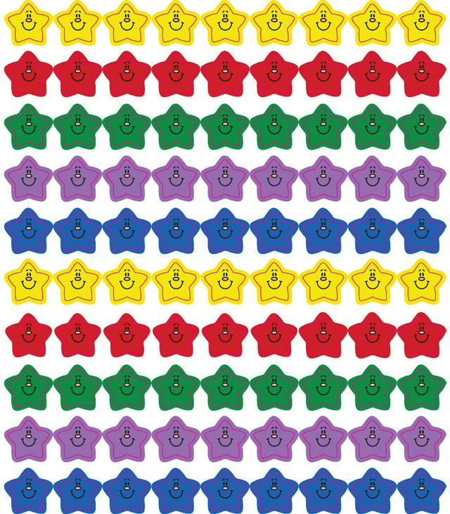 Smiling Stars Chart Seals