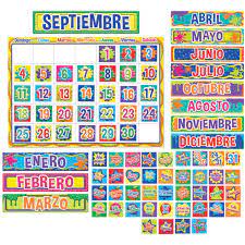 COLOR MY WORLD SPANISH CALENDAR BB