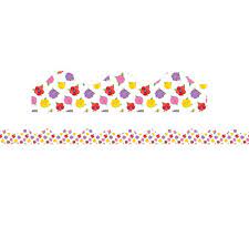 A TEACHABLE TOWN FLORAL BORDER