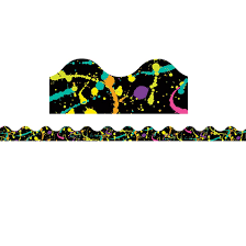 ROCK THE CLASSROOM SPLATTER BORDERS