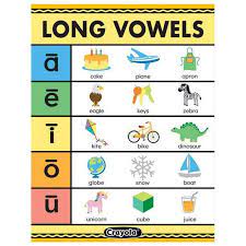 CRAYOLA LONG VOWELS CHARTS