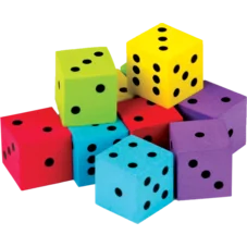 COLORFUL DICE