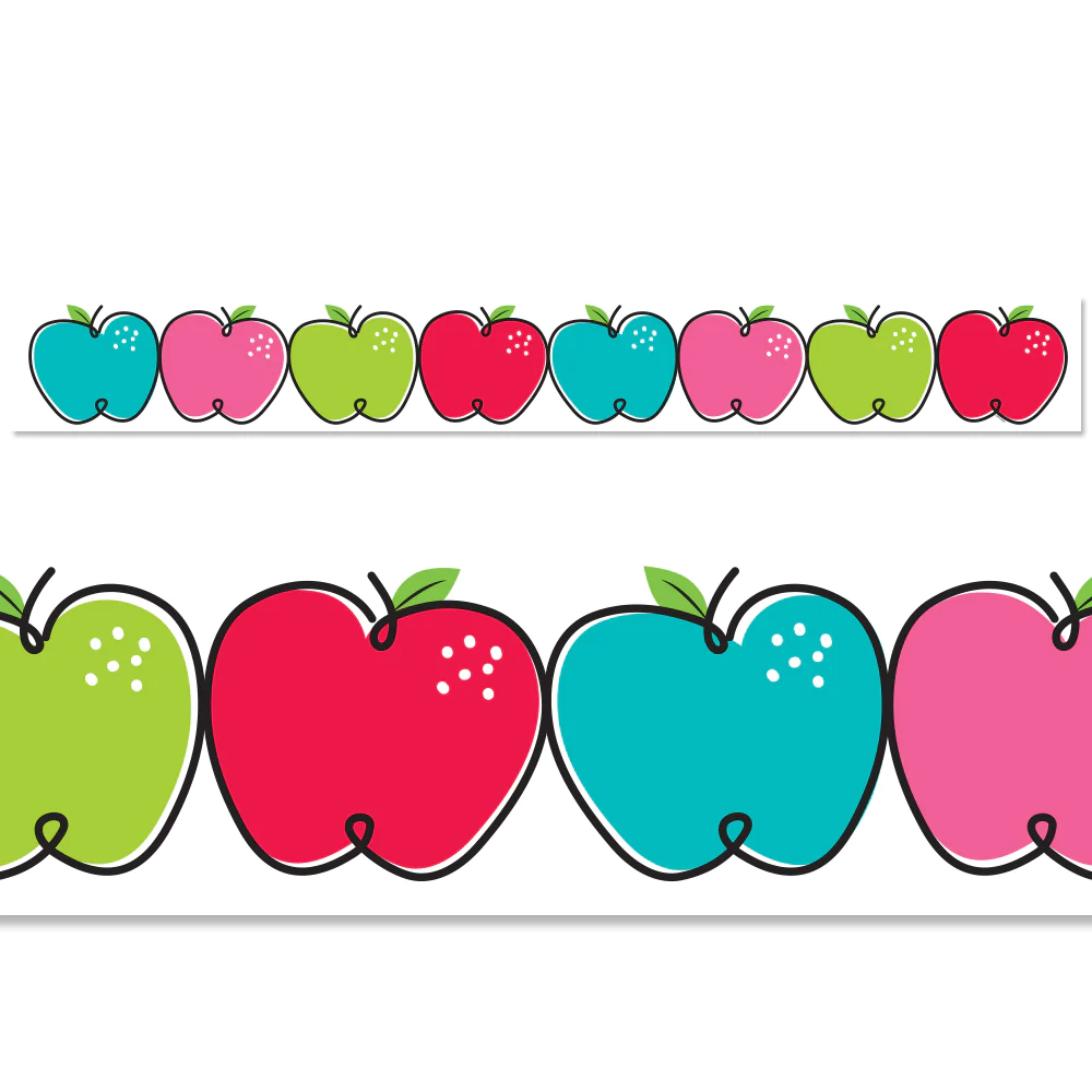 Doodle Apples Border