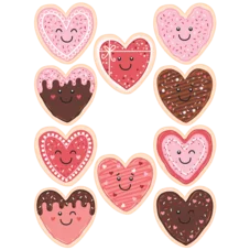 FROSTED HEART COOKIES ACCENTS