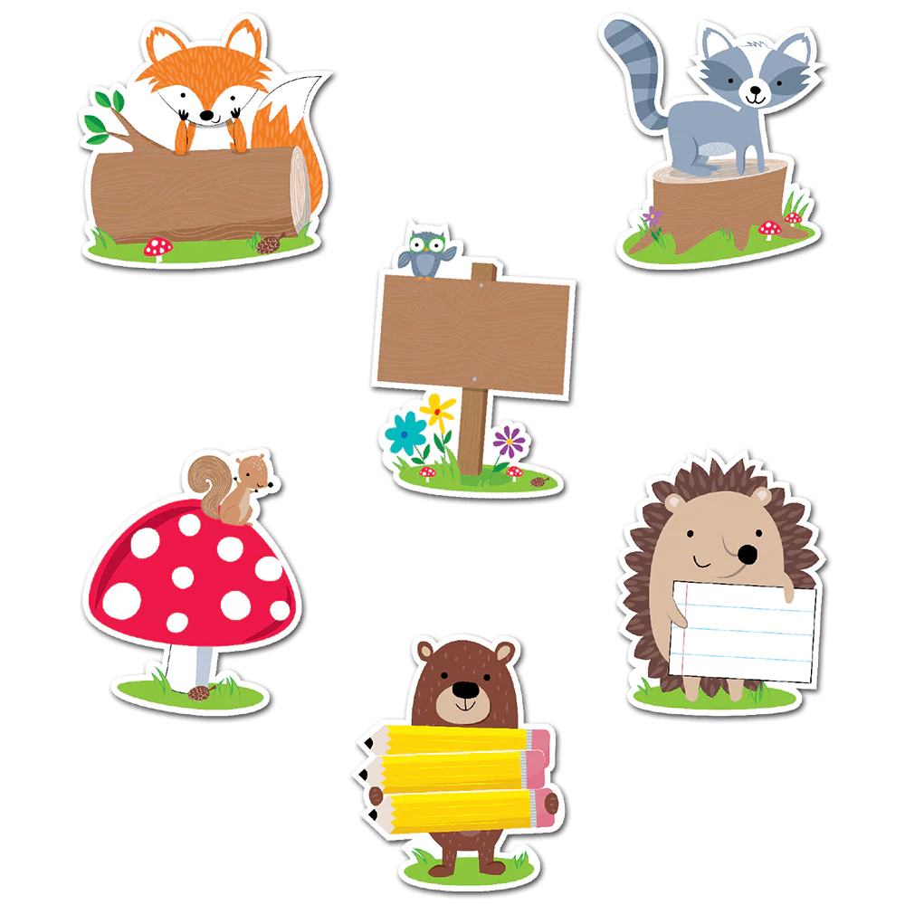 Woodland Friends 6 Designer Cut-Outs