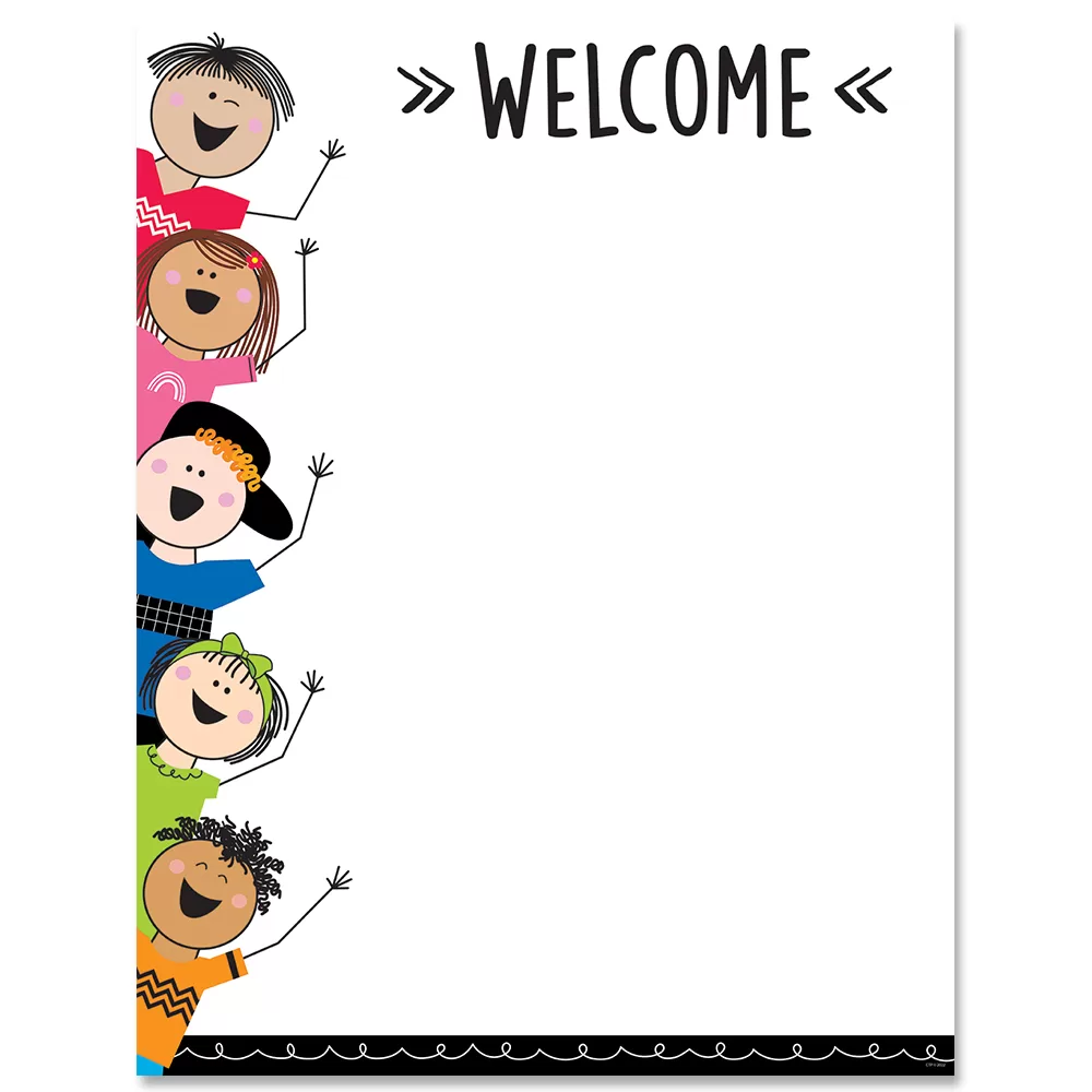 Stick Kids Welcome Chart
