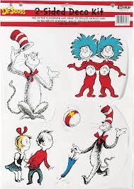 CAT IN THE HAT CHARACTERS 2 SIDED DECORATING KIT