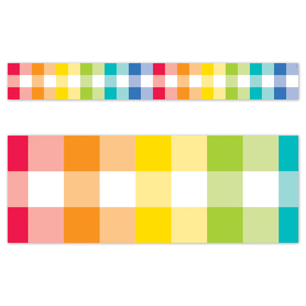 Core Decor Rainbow Buffalo Check EZ Border